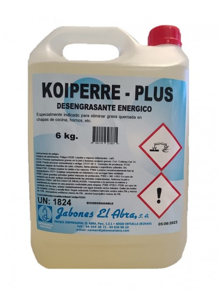 DESENGRASANTE ENERGICO KOIPERRE. GARRAFA DE 5 LITROS