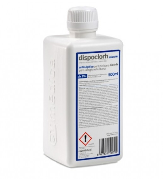 DISPOCLORH CLORHEXIDINA AL 2% .(BOTELLA DE 500 ML)