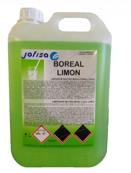 LIMPIADOR SUELOS LIMON BOREAL (5 LITROS)