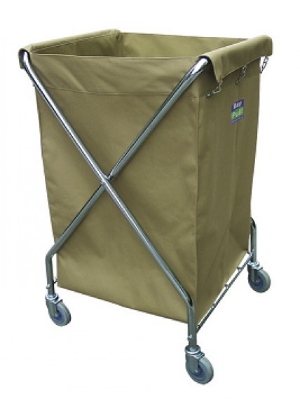 CARRO DE SERVICIO LAVANDERIA 210 L LAUNDRY CART CAQUI