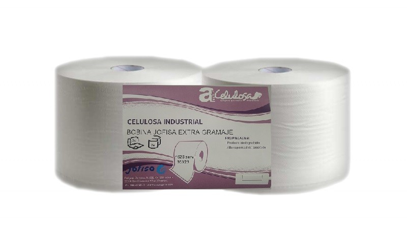 PACK. DE 2 BOBINAS INDUSTRIAL 2 CAPAS  JOFISA EXTRA 1628/570m