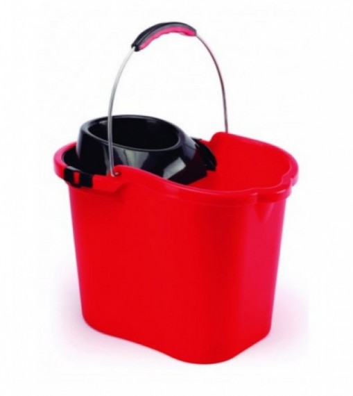 Cubo basura plastico comunidad con tapa 100 Litros Rojo