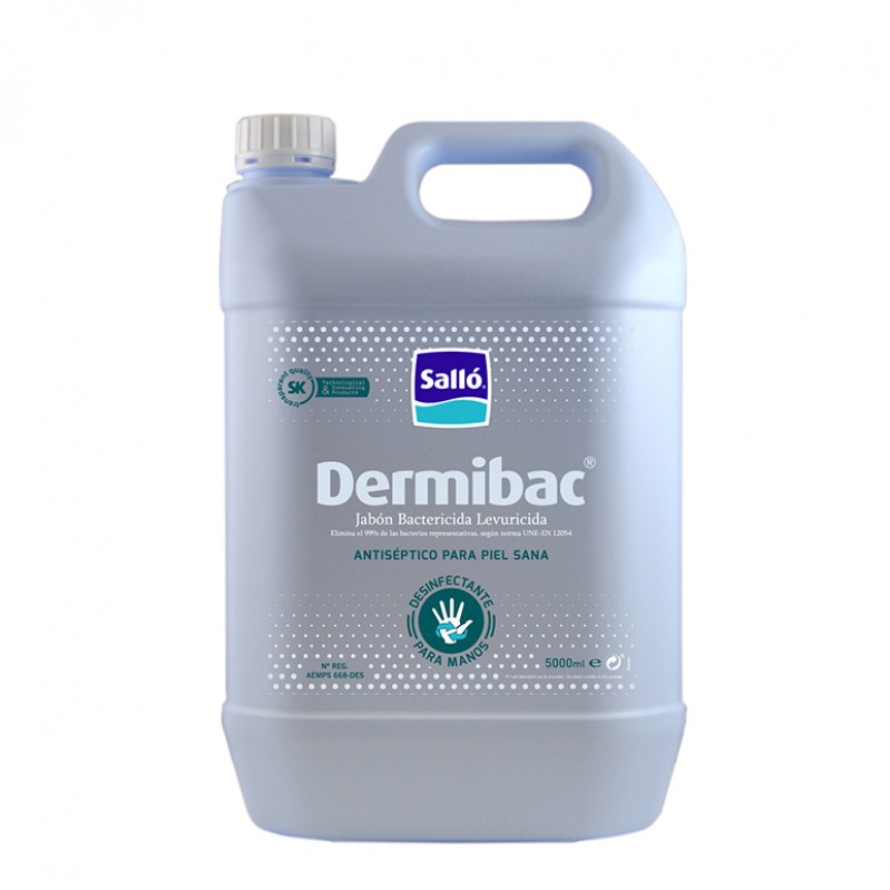 Gfa.de 05 Lts.GEL DE MANOS DERMIBAC DESINFECTANTE ANTISEPTIC