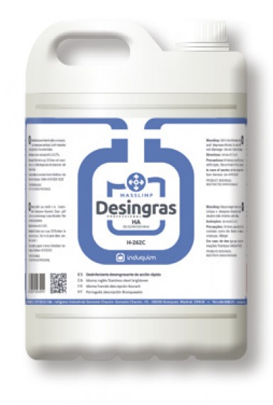 MASSLIMP DESINFECTANTE DESINGRAS H262.(5 LITROS)