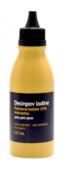 DESINPOV POVIDONA IODADA 10% Bote de 125 ml de DESINPOV POVIDONA IODADA 10%. Bote de 125 ml