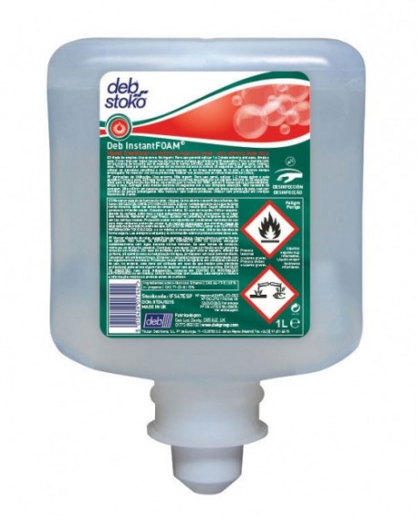 GEL HIDROALCOHOL EN ESPUMA DEB (CARGA DE 1LT)