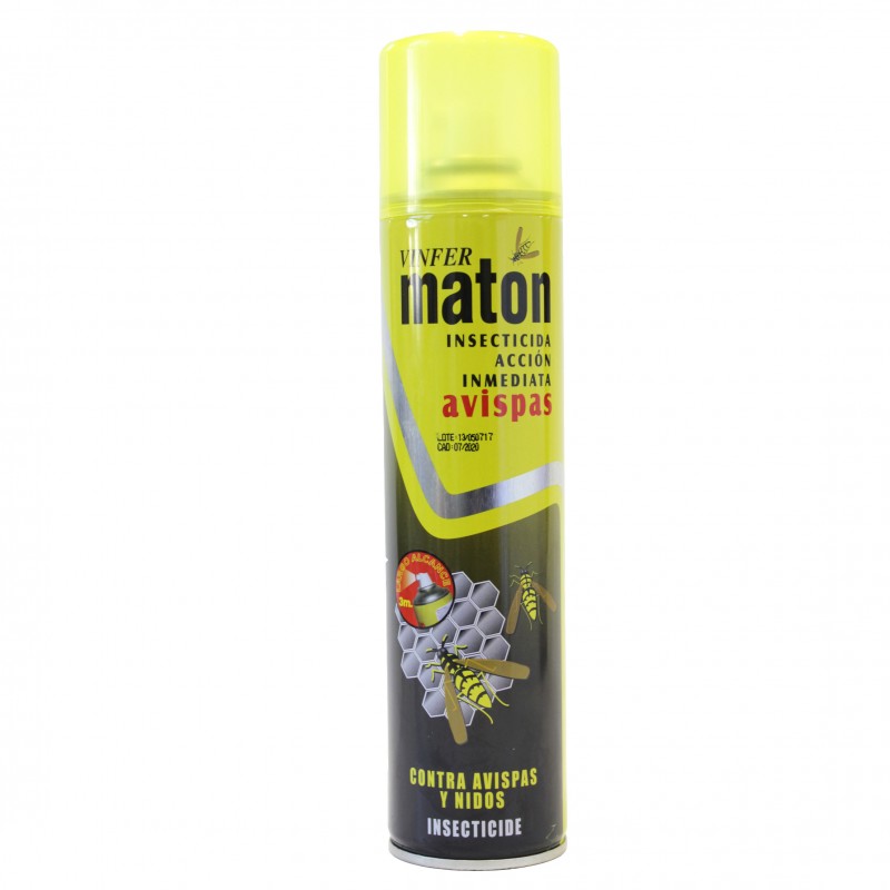 SPRAY INSECTICIDA AVISPAS MATÓN (400ML)