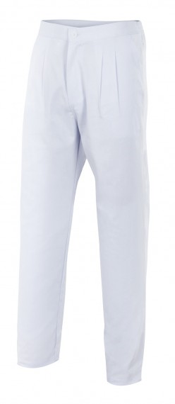 PANTALON ELASTICO SIN CREMALLERA BLANCO SERIE 334