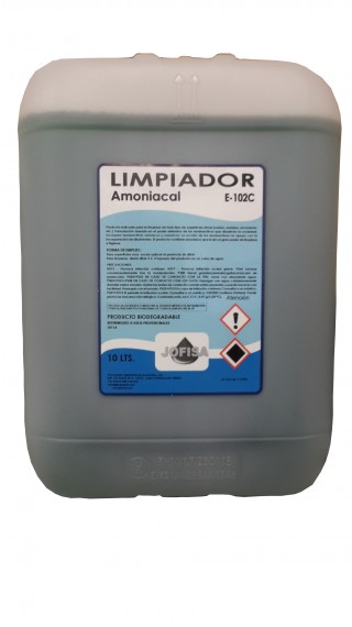 LIMPIADOR AMONIACAL PINOSAN (10 LITROS)