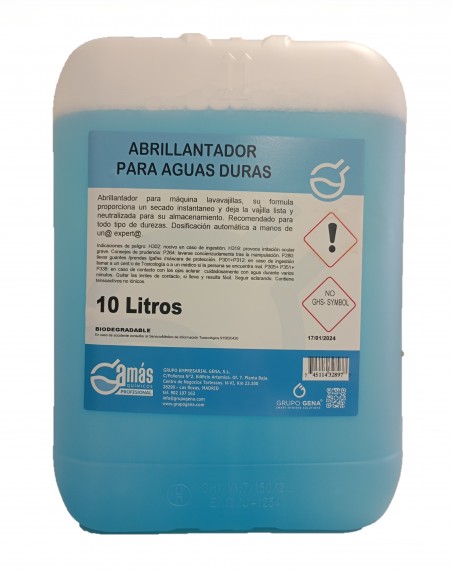 ABRILLANTADOR VAJILLAS AMAS. (10 LITROS)