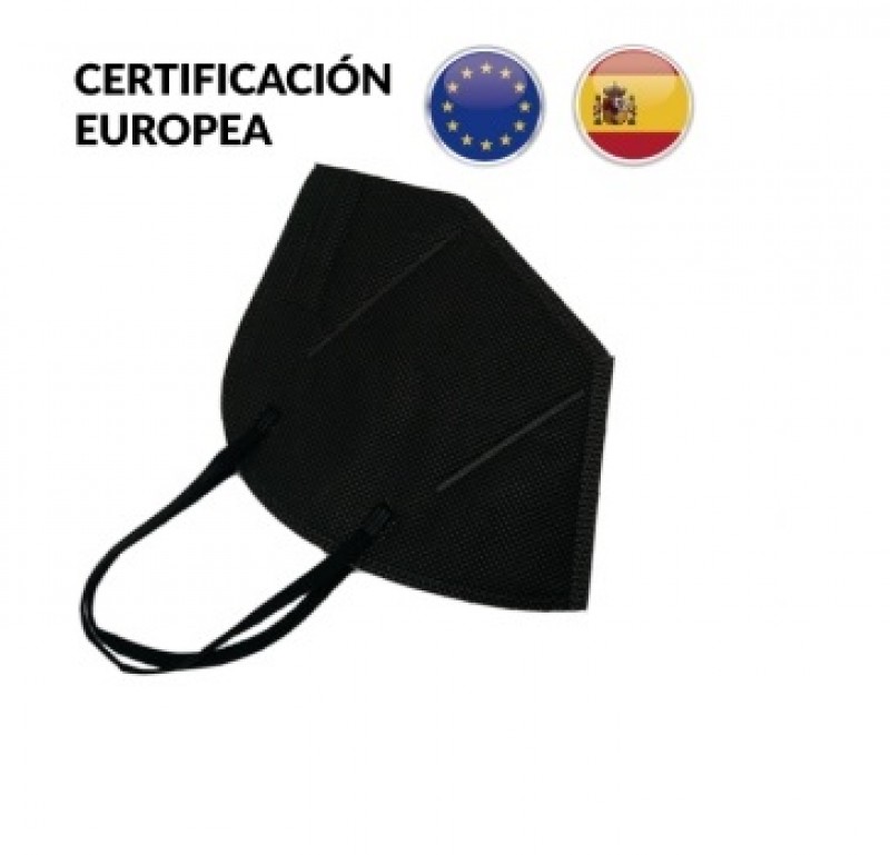 CAJA DE 25 MASCARILLAS FFP2 NEGRAS