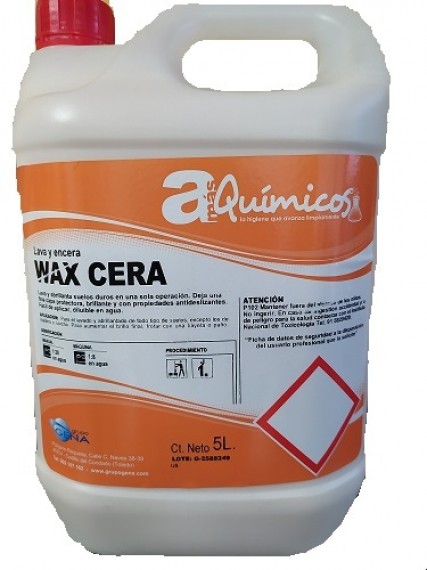 LAVA Y ENCERA SUELOS WAX AMAS (5 LITROS)