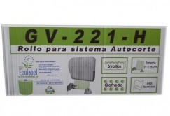 CAJA DE 6 BOBINA VERDE 1 CAPA PARA AUTOCORTE